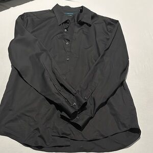 Perry Ellis Men's Black Dress Shirt